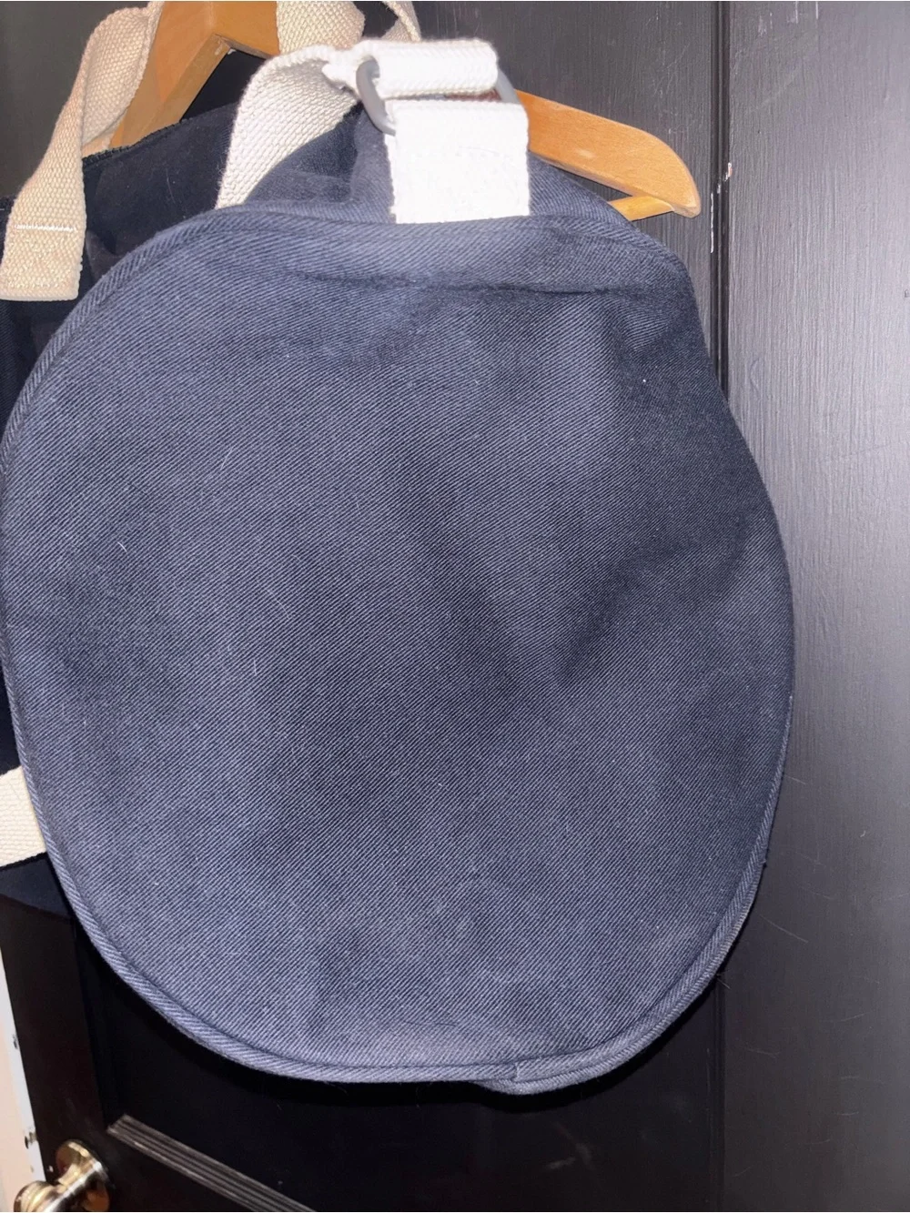 J. Galt Navy Canvas Duffel Bag Weekender Adjustable Strap